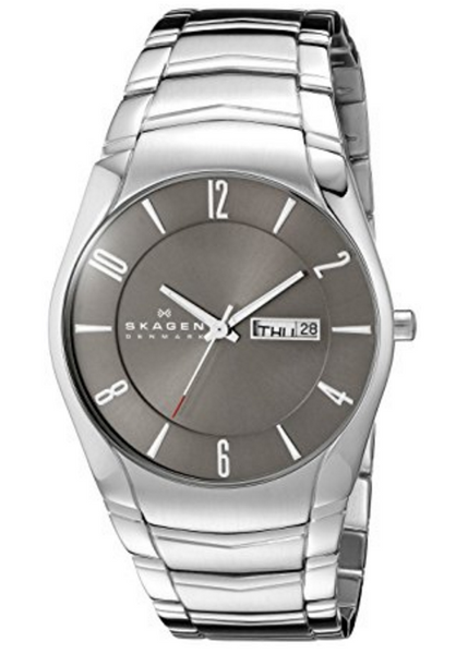 Skagen Men's Stainless Steel & Charcoal Watch