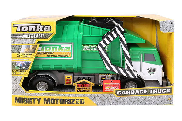 Camión de basura motorizado Tonka Mighty
