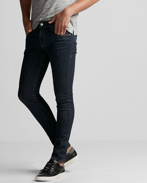Jeans oscuros elásticos ajustados (Compre 1, obtenga 1 $ 19,90)