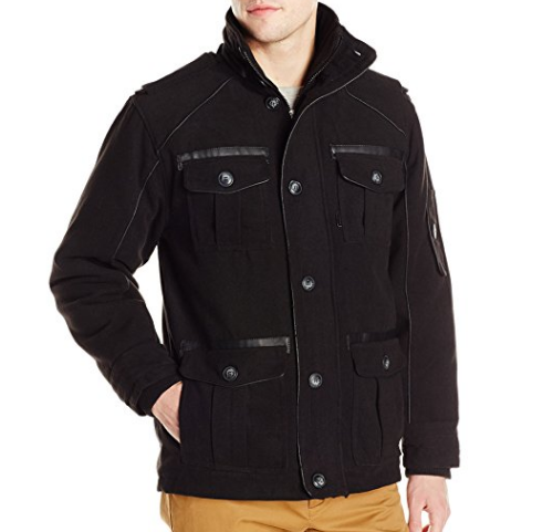 Sportier Men's Wool Quilted Coat