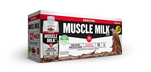 12-Pack 11oz Muscle Milk 25g Protein Shakes