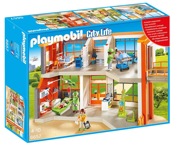 Playmobil Hospital Infantil Amueblado