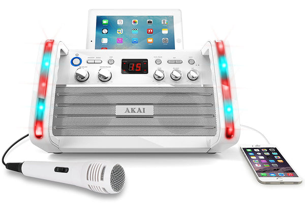 Karaoke System with Tablet Cradle