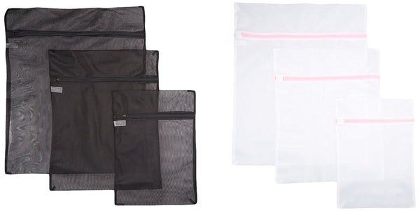 Set of 6 mesh laundry bags