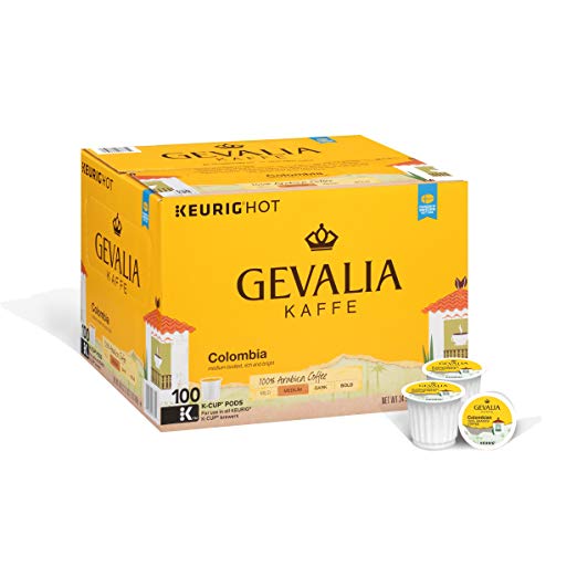 Café Gevalia Colombia, cápsulas K-CUP, 100 unidades