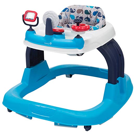 Safety 1st Ready, Set, Walk! 2.0 Developmental Baby Walker with Activity Tray