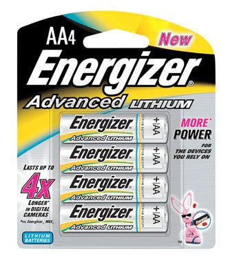 Pack of 4 Advanced Lithium Battery