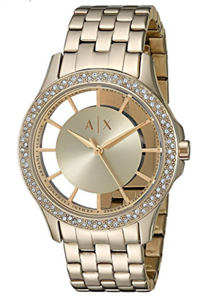 Reloj Armani Exchange de mujer de acero inoxidable.