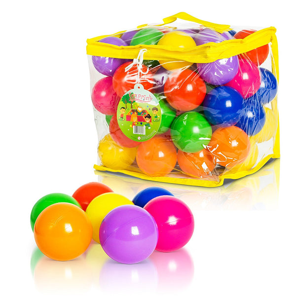 50 pelotas de juego para niños de plástico blando