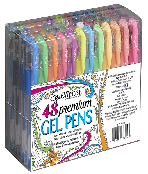 Box of 48 gel pens