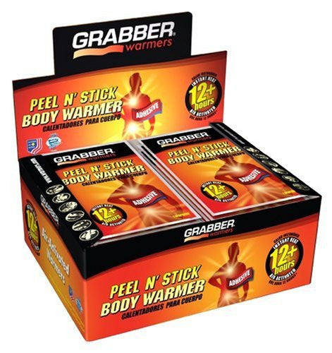 Paquete de 20 calentadores corporales Grabber Performance Peel N Stick