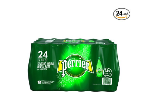 Pack of 24 Perrier Sparkling Natural Mineral Water