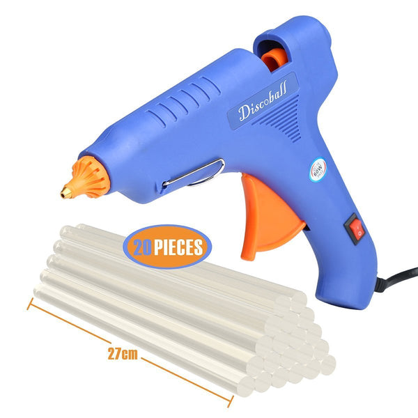 Hot glue gun with 20 glue sticks