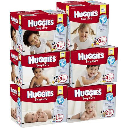 Up to 40% off Huggies diapers