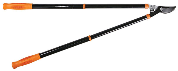 Fiskars Twist Lock - Podadora de derivación con mango de acero extensible