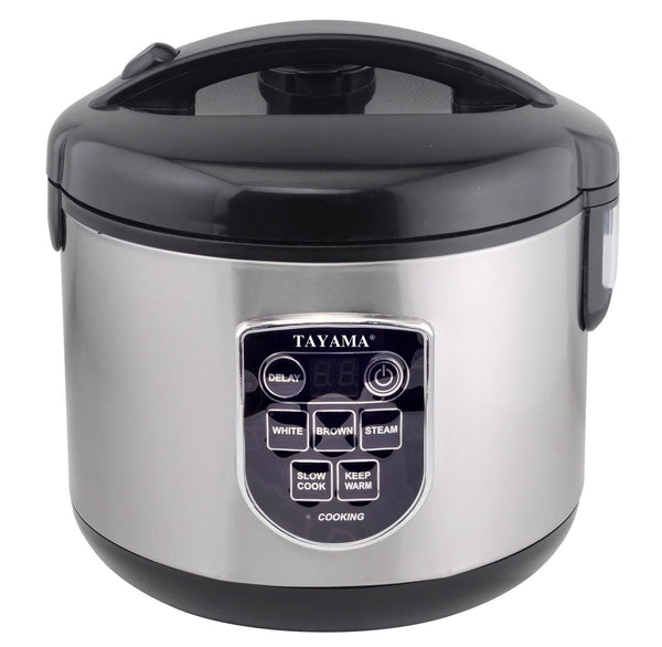10-Cup Digital Rice Cooker and Food Steamer