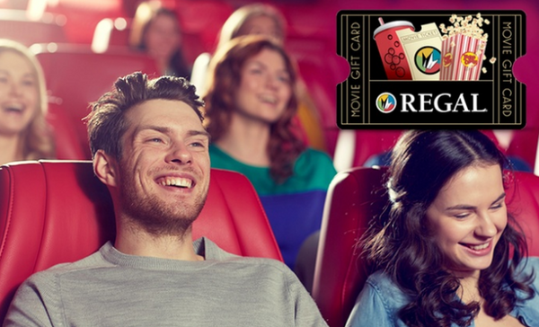 $10 for $15 Regal Cinemas eGift Card