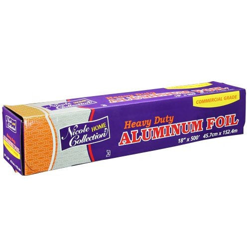 Nicole Home Collection Heavy Roll Aluminum Foil, 18" x 500'