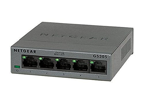 Conmutador de escritorio no administrado Gigabit Ethernet de 5 puertos NETGEAR