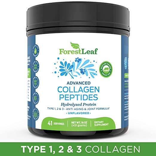Advanced Hydrolyzed Collagen Peptides – Unflavored Protein Powder