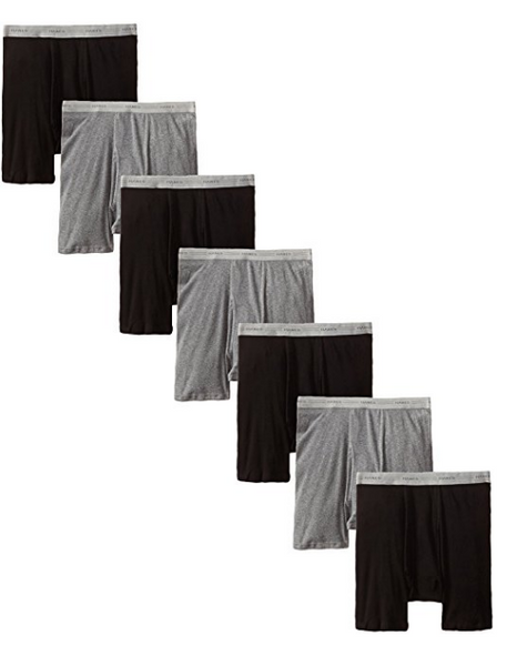 Pack of 7 Hanes boxer briefs