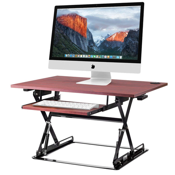 Preassembled Height Adjustable Desk Sit/Stand Elevating Desktop