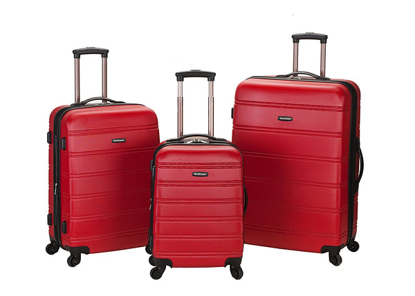 Rockland 3 piece hard side luggage set