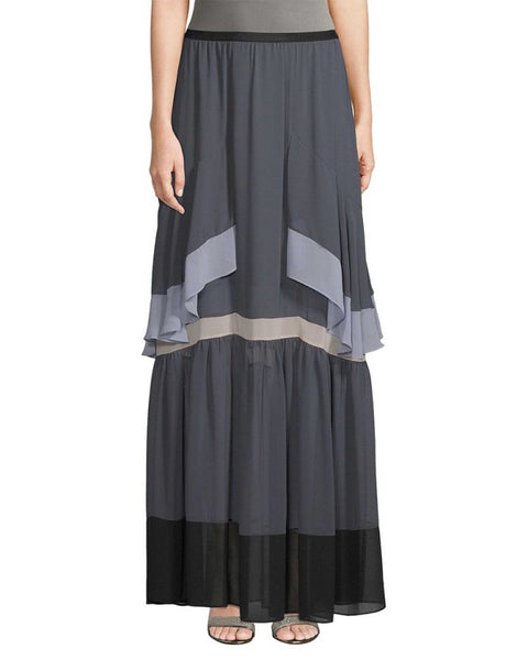 BCBGMaxazria tiered maxi skirt