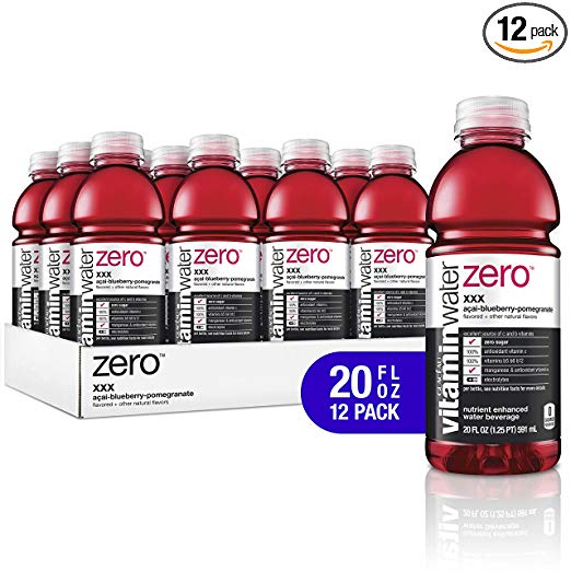 12 botellas de Vitaminwater Zero XXX Acai-Arándano Granada