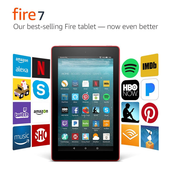 Tableta Amazon Fire de 8 GB y 7" con Alexa
