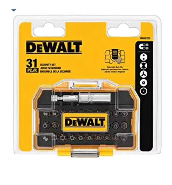 Juego de destornilladores de seguridad DEWALT DWAX200