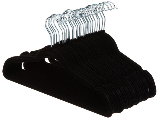 Pack de 30 perchas para trajes de terciopelo de AmazonBasics