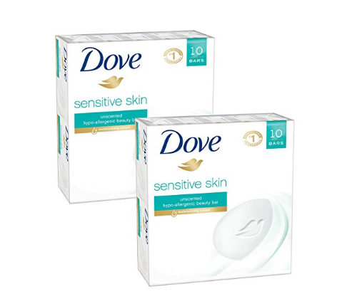 Pack of 10 Dove Beauty soaps