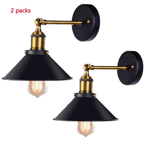 Pack de 2 apliques de pared vintage