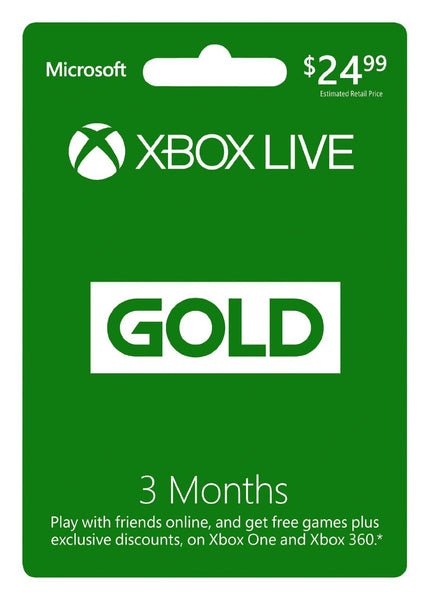 3 meses de Xbox Live