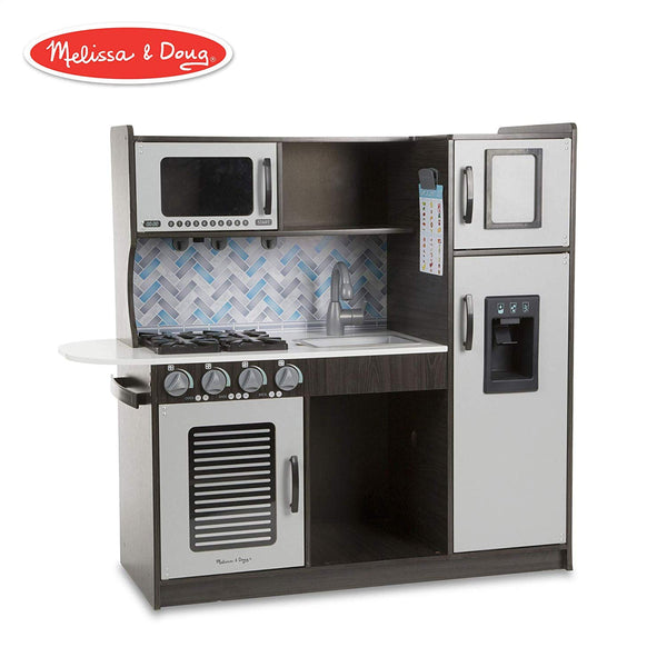 Melissa & Doug Wooden Chef’s Pretend Play Toy Kitchen With “Ice” Cube Dispenser