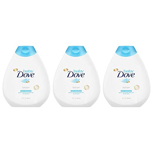 Loción Baby Dove, rica humedad, 13 oz, paquete de 3