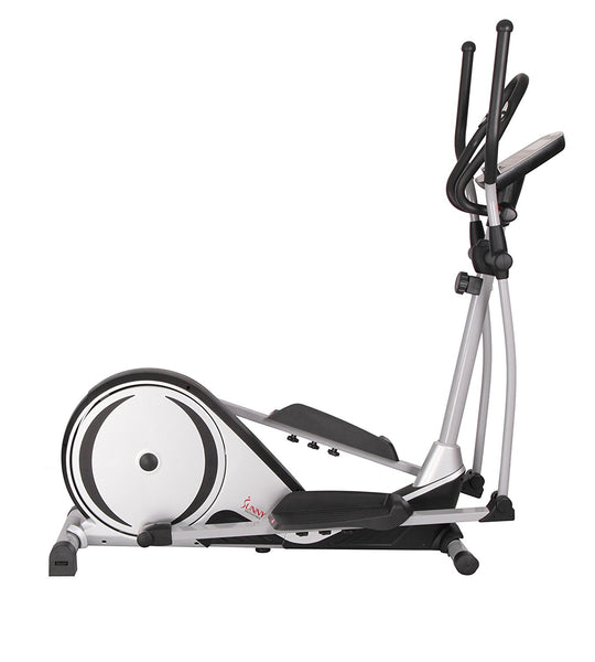 Máquina elíptica magnética Sunny Health &amp; Fitness con monitor LCD