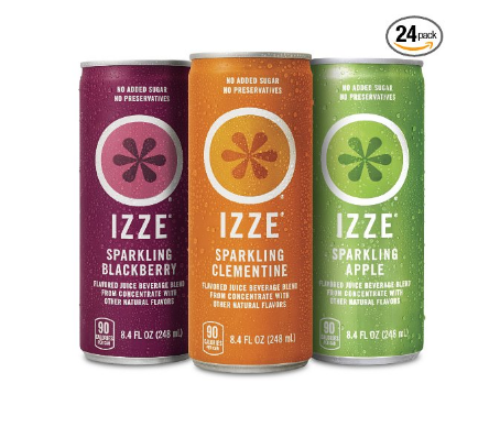Pack of 24 Izze Sparkling Juice variety pack