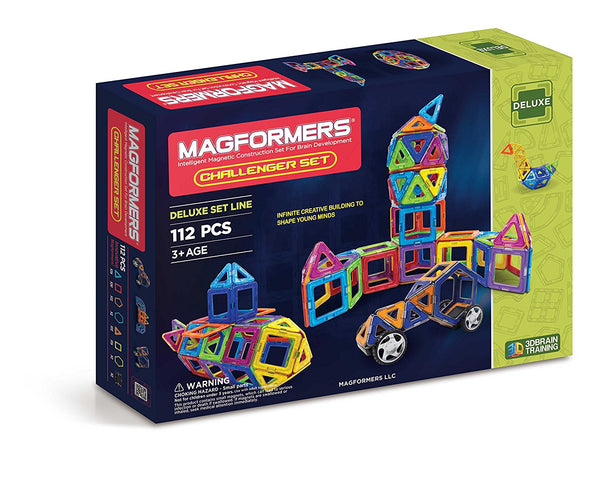 Conjunto Magformers Challenger (112 piezas)