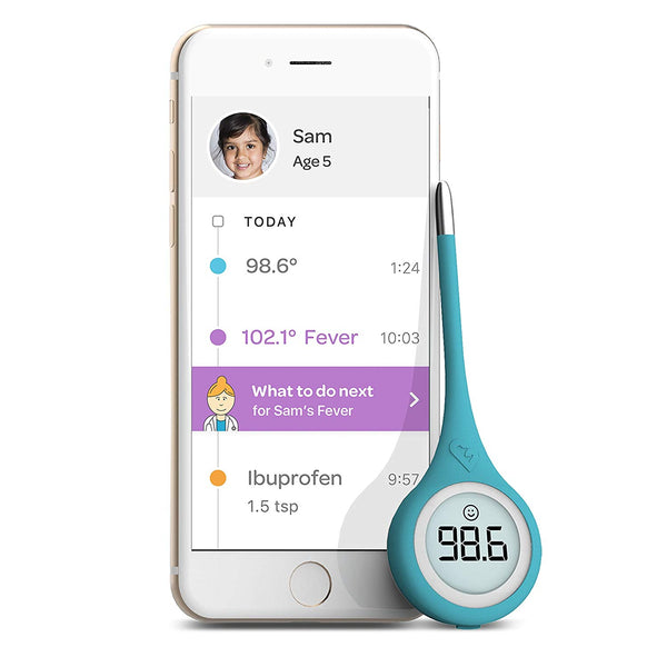 Termómetro oral, axilar y rectal digital inteligente Kinsa QuickCare