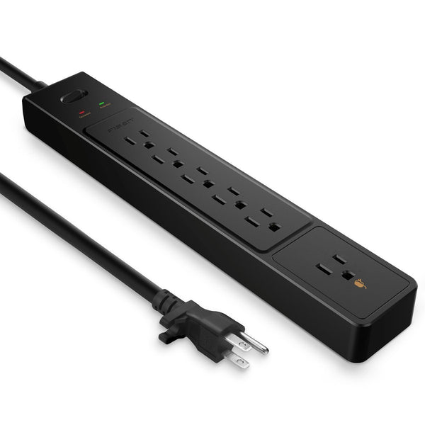 PISEN 6-Outlet Surge Protector Power Strip