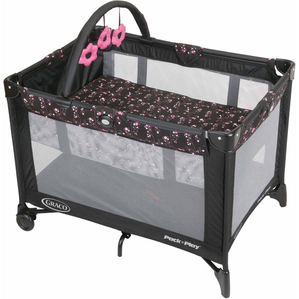 Graco Pack 'n Play On the Go Playard with Bassinet, Priscilla