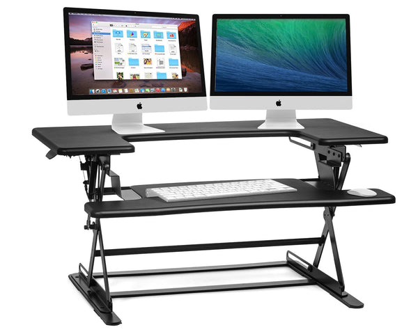Halter ED-600 Preassembled Adjustable Desk- Black
