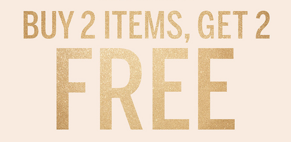 Buy 2 items get 2 FREE from Victoria's Secret