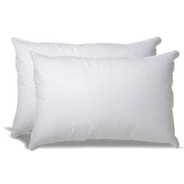 Overfilled Down Alternative Pillow - 100% Cotton Ticking