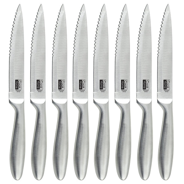 Cook N Home Stainless Steel 8-Piece Steak Knife Set