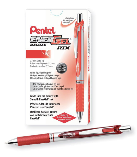 Paquete de 12 bolígrafos Pentel EnerGel
