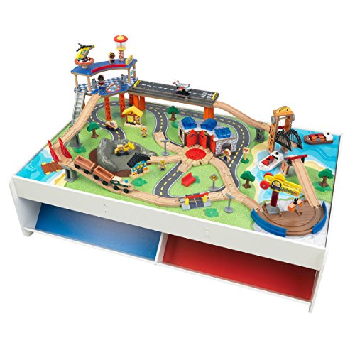 KidKraft Railway Express Train Set & Table Train Table & Set