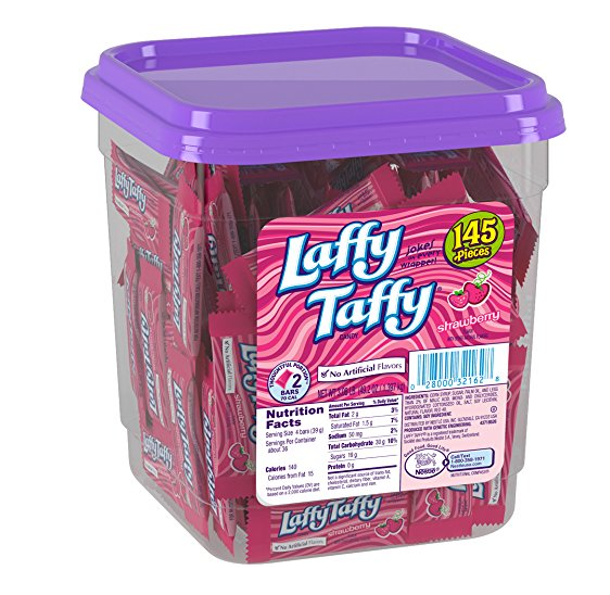 Pack of 145 Laffy Taffy Candy Jar